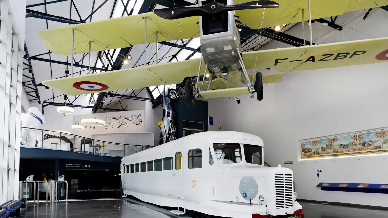 Clermont-Ferrand vue de l'accueil du musée Michelin