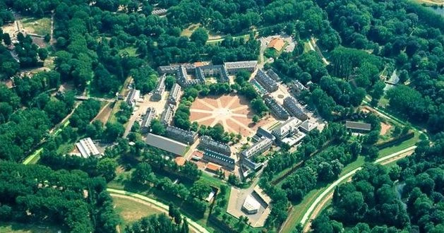 Lille vue du ciel du quartier Vauban Esquermes