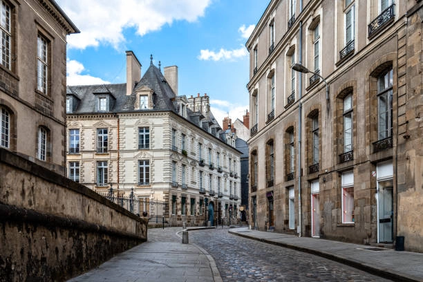 rennes rue de la vieille ville pavée