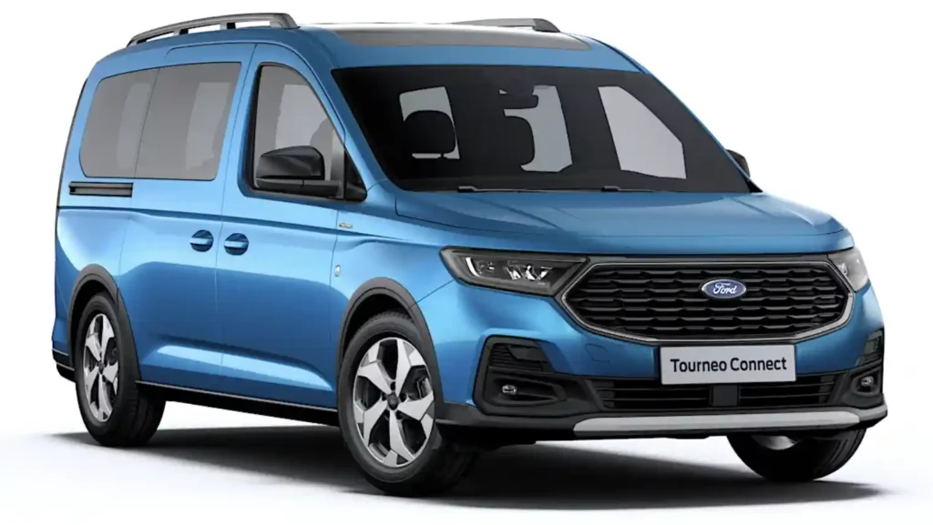 FORD Tourneo Connect TPMR Active Bleu 3:4 avant droite