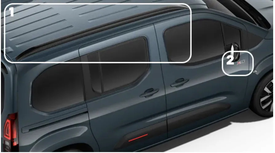 CITROËN Berlingo TPMR version max xtr barres de toit