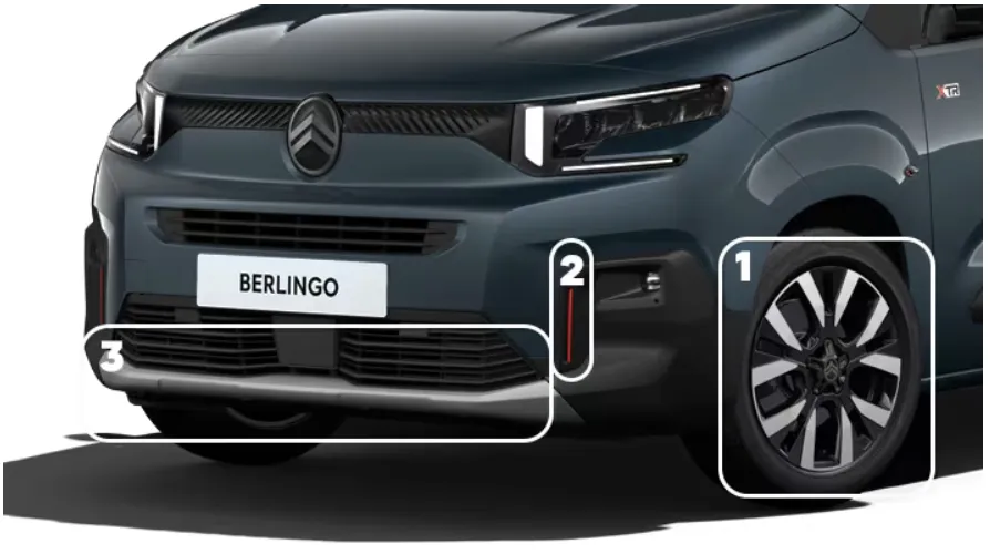 CITROËN Berlingo TPMR version max xtr jantes