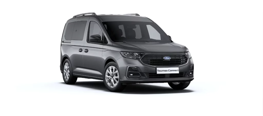FORD Tourneo Connect TPMR gris graphite finition Titanium vue avant droit