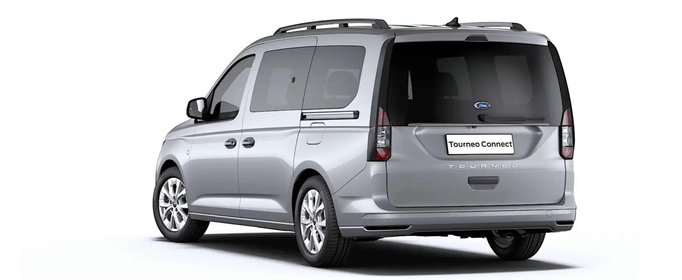 FORD Tourneo Grand Connect TPMR gris argent finition Titanium vue arrière gauche